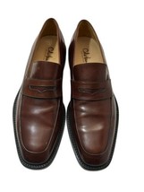 Cole Haan Collection Men 9.5M Shoes Brown Penny Loafers C02992 Made In I... - $118.75
