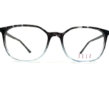 ELLE Eyeglasses Frames EL13485 BL Clear Blue Gray Tortoise Square 52-17-140 - $46.59