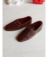 Ken Allan Barbie Doll 1970s Brown Loafers Shoes Japan - £6.97 GBP