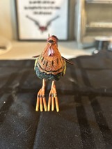 Vintage Metal Rooster 3x2 Planter Decorations - $11.00