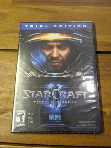 Starcraft II Wings Of Liberty Trial Edition Win Mac DVD Sealed - $39.59