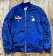 Los Angeles Dodgers 2020 World Series Champions Jacket JH Designs Blue Size XL - £79.37 GBP