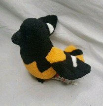 Ganz Lil &#39;Kinz Oriole Bird Black Orange Plush Stuffed Animal No Code 7 I... - £7.65 GBP