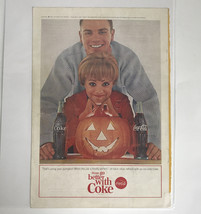 That’s Using Your Pumpkin! Things Go Better With Coke 1964 Vintage Print Ad - £7.82 GBP