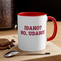 Idaho Udaho State Funny Ho Coffee Mug For Men &amp; Women 11oz Two Toned Cer... - $19.79