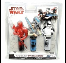 Star Wars The Last Jedi Dive Characters Swimming Pool Sticks/Set of 3- NIB - £12.04 GBP