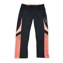 Marika Pants Womens XS Black Elastic Waist Mid Rise Capri Activewear Leg... - $19.68