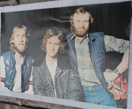 Genesis Vintage 1980 Poster Phil Collins Michael Tony Made In Scotland 3... - $49.95