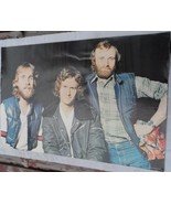 Genesis Vintage 1980 Poster Phil Collins Michael Tony Made In Scotland 3... - $49.95