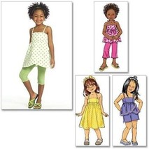 Butterick Sewing Pattern 5020 Top Dress Shorts Pants Leggings Child Size 6-8 - $8.99