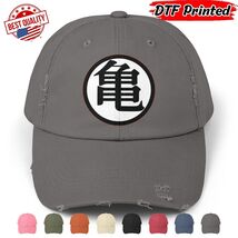 Classic Symbol Distressed Cap Hat 90's Anime Manga Gift Japanese 100% Co... - $24.99