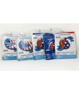 5 PACK~Swimline Americana Inflatable Pool Toy Set: 3-Beach Balls, 2-Donu... - $22.38