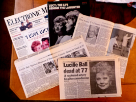Lucille BaIl &amp; Desi I Love Lucy 50 Yrs Oct 2001 Electronic Media; Obits ... - $14.95