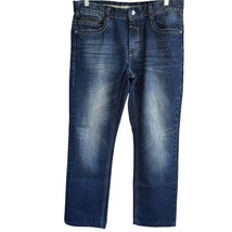 Killer Jeans Mens Jeans Size 36x29 Straight Leg Blue Denim Dark Wash Careless - £13.75 GBP