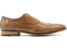 Stacy Adams Tinsley Wingtip Oxford Mens Shoes Tan Lace Up 25092-240 image 6