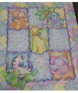 Dolly The Fraser Collection Jungle Animals 32&quot;x42&quot; Comforter Quilt 2pc B... - €169,72 EUR