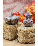 Red Web Jasper Halloween Set, Skull Pumpkin And Pumpkin Ghost Set, Decor  - $29.69