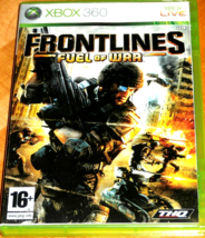 Xbox 360 Live Frontlines Fuel Of War Game Disc, Missing Manual In Original Case - £2.34 GBP