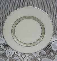 Old Vintage Lenox 6-3/8&quot; Bread &amp; Butter Plate Springdale Pattern Platinum Trim - £9.60 GBP