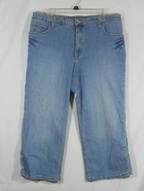 Vtg L.A. Blues Capri Jeans 16W Wide Leg 36x23 - £11.79 GBP