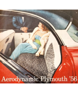 1956 Plymouth Belvedere Sport Sedan Advertisement Automobilia Aerodynami... - $41.18 CAD