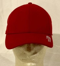 The North Face Red SnapBack Adjustable Baseball Cap With Logo On Bill VGC - $14.84