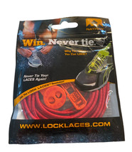 Nathan-Win. Never Tie. Lock laces Why Tie, When You Can Lock Tango Red B... - $14.92
