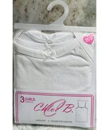 Chloe B 3 Girls Camisoles 100% Cotton/Super Soft/Tagless For Comfort Siz... - €25,39 EUR