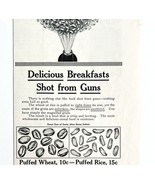 Quaker Oats Puffed Wheat Rice 1933 Advertisement Breakfast Foods DWKK13 - $367.67 MXN