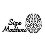Size Matters Word Play Decal, Brain Size Matters, Peen Joke, Adult Humor... - $6.99+