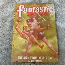 Fantastic Adventures Science Fiction Magazine Lee Francis Vol 10 No 8 Aug 1948 - £9.74 GBP