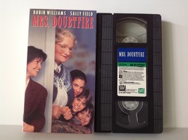 MRS DOUBTFIRE VHS 1993, Rated PG13, Robin Williams, Sally Fields, Pierce... - $6.88