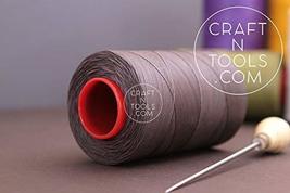 0.8mm Grey Ritza 25 Tiger Waxed Polyester Thread 25 - 500m length (50m).... - £10.85 GBP