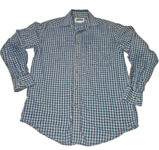 Wrangler Riata Multicolor Plaid Cotton Blend Button Down Shirt Medium we... - $11.64