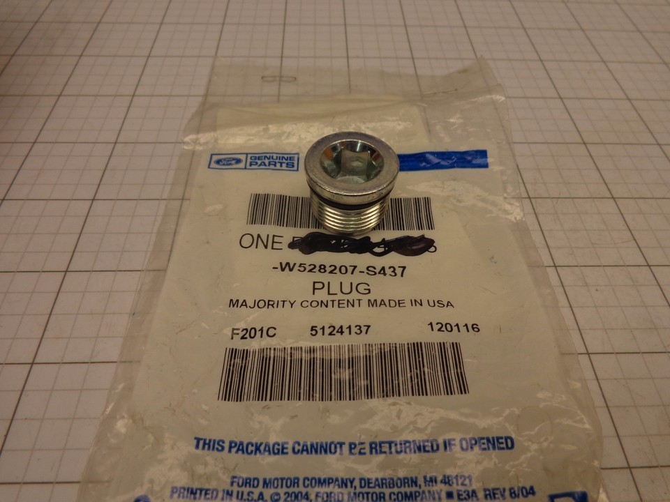 FORD OEM NOS W528207-S437  Engine Block Expansion Plug Freeze Out  Some 3.5 - $13.98