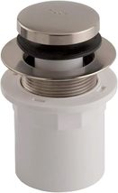 Signature Hardware 398147 Pop-Up Tub Drain with Hub Adapter - Brushed Ni... - £43.75 GBP