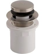 Signature Hardware 398147 Pop-Up Tub Drain with Hub Adapter - Brushed Ni... - £43.37 GBP