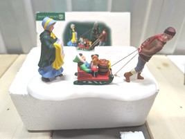 Dept 56 Delivering the Christmas Spirit 56694 New England Holiday Gift Snow Sled - £30.83 GBP