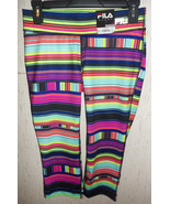 NWT WOMENS $40 FILA SPORT PERFORMANCE FITNESS / YOGA / RUNNING CAPRI PAN... - $478.97 MXN