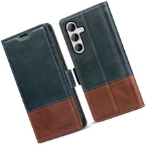 For Galaxy S24+ Plus 5G Wallet Case, Genuine Leather, RFID Blocking, Card - £85.09 GBP