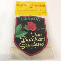 New Vintage Patch Badge Travel Souvenir THE BUTCHART GARDENS BC CANADA R... - $21.78