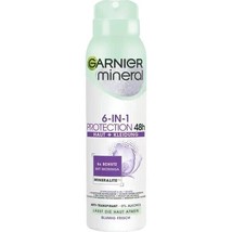 Garnier Mineral Spray Antiperspirant 6in1 Protection Floral Fresh -FREE Ship - £8.52 GBP