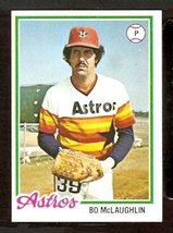 Houston Astros Bo Mc Laughlin 1978 Topps # 437 Nm - £0.37 GBP