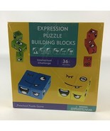 Expression Puzzle Building Blocks Preschool Puzzle Game Challenge New Se... - $20.24 CAD