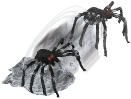 Spirit Black Jumping Spider Animated Decoration Multicoloured One Size - £175.46 GBP