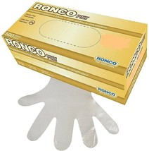 Disposable Clear Plastic Gloves XL (500 COUNT) - £21.63 GBP
