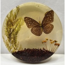 Resin Preserved Butterfly &amp; Flowers Pot Holder - $24.00