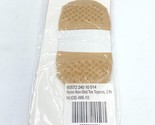 Peda Bella Non Skid Toe Toppers Socks Nude 2 Pair Nylon Microfiber No Sh... - $9.49