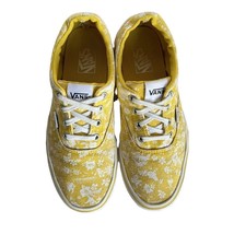 VANS Womens 7.5 Sneakers Doheny Tropic Floral Yellow White Flowers Skate... - £15.17 GBP