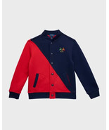 Polo Ralph Lauren Nautical-Flag Fleece Baseball Jacket Size 5 $135 - $61.48